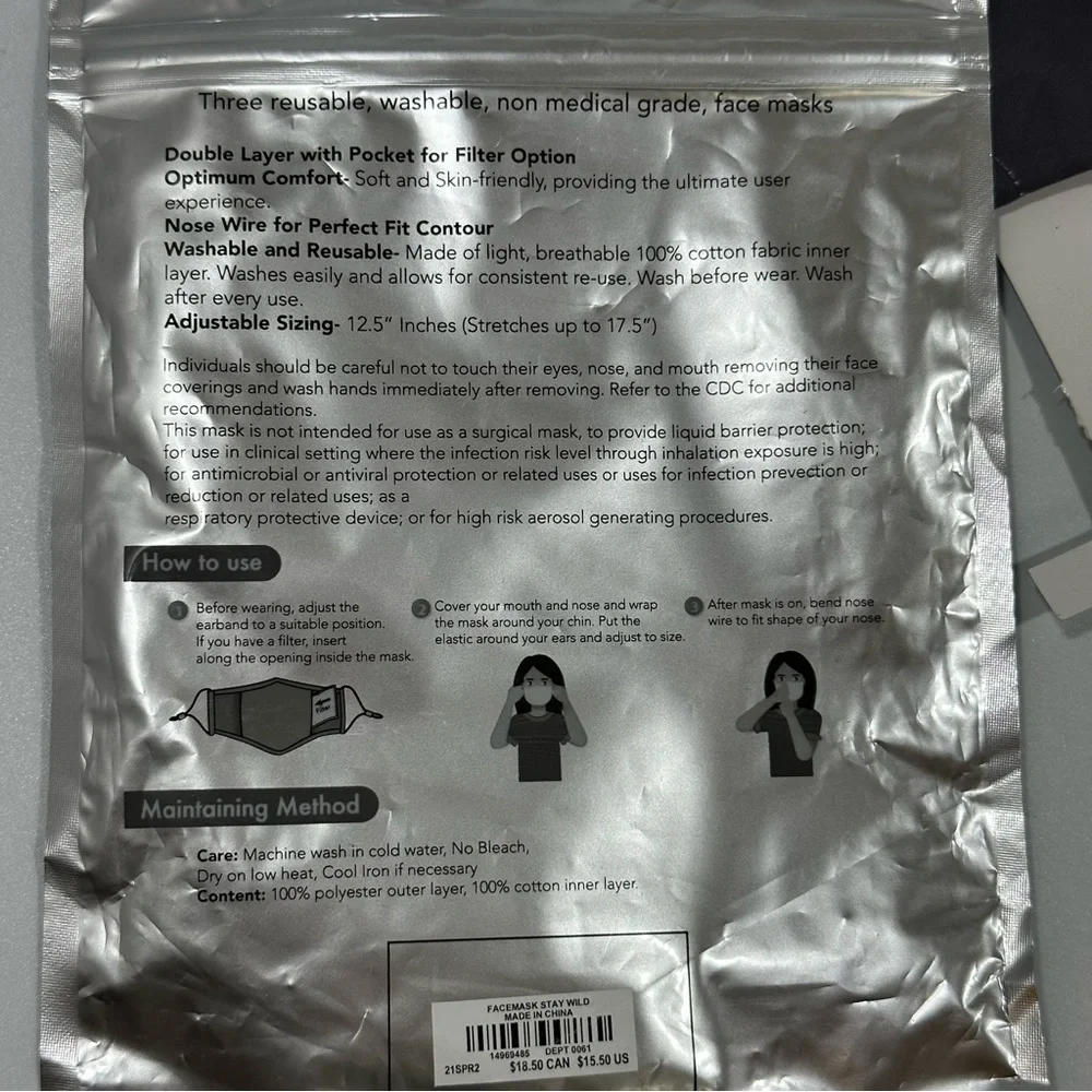 New Masks - Torrid & Other Fashion Brand Fabric Cloth Masks